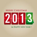 Merry Christmas and happy new year 2013 mechanical