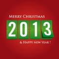 Merry Christmas and happy new year 2013 mechanical