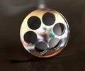 Metal Movie Reel Object