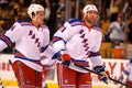 Michael Del Zotto and Mike Rupp NY Rangers