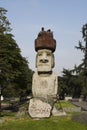 Moai in Santiago de Chile