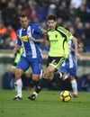 Moises of Espanyol with Arizmendi of Zarag