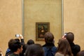 The Mona Lisa in the Louvre