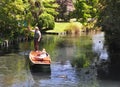 Mona Vale - Punting on The Avon, Christchurch