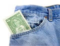 Money in Jean Pocket