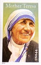 Mother Teresa, commemorated in US Postage Stamp Stock Photography