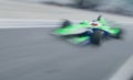 Motion blur of driver Adam Carrol