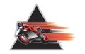 Motorcycle Racer Illustration