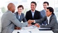 Multi-ethnic Business People G...