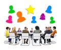 Multiethnic People Meeting And...