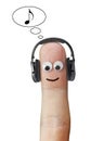 Abstract Music Finger Headphones