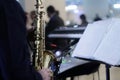 Musician Playing At Party