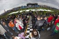 NASCAR: Fans sign Daytona start finish line