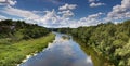 Nature Landscape With River