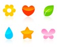 Nature Web Icons / Buttons Set