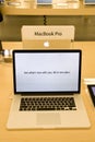 New MacBook Pro in Apple Store