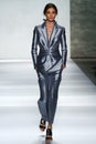 NEW YORK, NY - SEPTEMBER 05: Model Carolina Thaler walks the runway at the Zimmermann fashion show