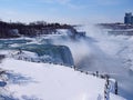 Niagara falls in winter