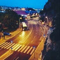 Night Street In Budapest