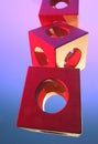 Object Of Wooden Cubes