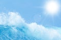 Ocean Water Abstract Background