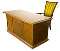 Old Business Office Desk And C...