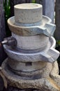 Old rice stone grinder