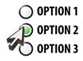 Option 1 2 Or 3 Selection Illu...