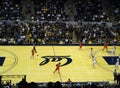 Oregon State Player Dribbles ball down court