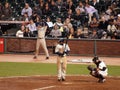 Padres Tony Gwynn Jr. steps into the batters box