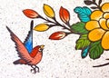 Painting Of A Bird On The Wall