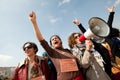 Palestinians march on International Women's Day