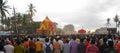Panoramic Rath Yatra or Juggernaut (Car Festival) Royalty Free Stock Photo