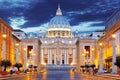 The Papal Basilica of Saint Peter in the Vatican