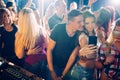 Party People Taking Selfie