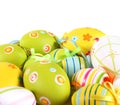 Pastel And Colored Easter Eggs