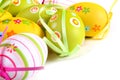 Pastel And Colored Easter Eggs