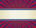 Patriotic Border Background