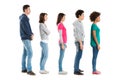 People Standing In A Row