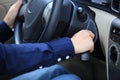 People Starting The Car