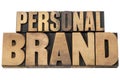 Personal Brand In Wood Type