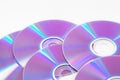 A pile of cds ready to be written to Royalty Free Stock Images