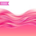 Pink Liquid Jelly Abstract Vec...