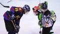Players in action in the Ice Hockey final of the Copa del Rey (Spanish Cup)