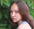 Portrait Of A Girl On The Nature