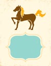 Poster With Horse