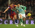 Puyol of Barcelona and Molina of Betis
