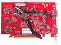 Quality repair computer video card isolated background Royalty Free Stock Images