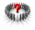 Question Mark Circle Of People