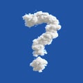 Question mark in the sky